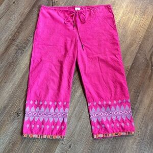 Y2K henna brand capri pants size medium